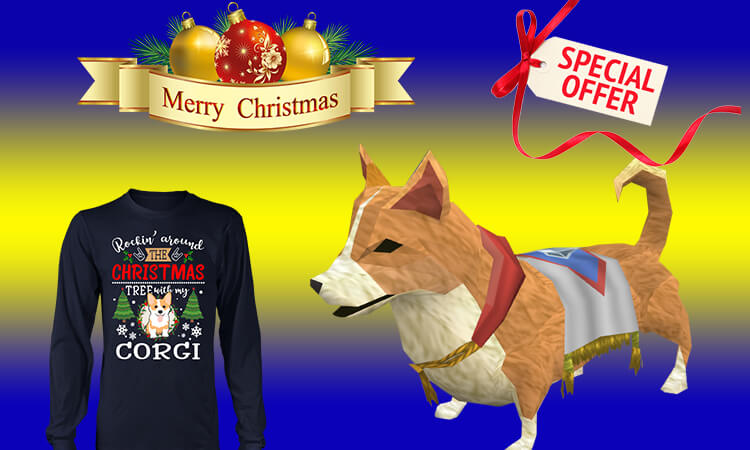 christmas corgi shirt