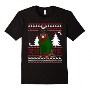 Cute Rottweiler Christmas Shirt Funny Xmas Gift