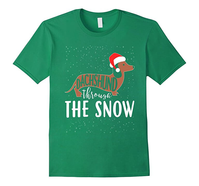 Top 10 Christmas T-shirts for Dachshund - Dogmal